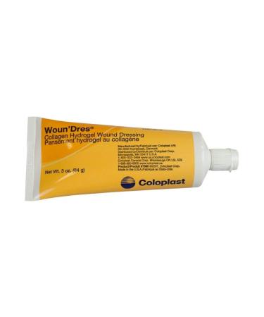 Coloplast Woun'dres Collagen Hydrogel Dressing 3Oz Latex-free Clear Amorphous (1 Tube) - Buy Online on GoSupps.com
