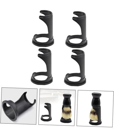 Alipis 4-Piece Black Beard Brush Holder Set | Men's Shaving Rack & Travel Razor Container - Buy Online on GoSupps.com