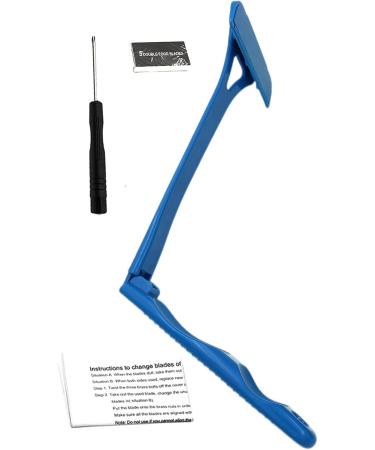 Ranley Back Hair Cutters for Men - Manual Foldable Body Razor with Interchangeable Heads | Fast Hair Clipper for Body Care - Buy Online on GoSupps.com