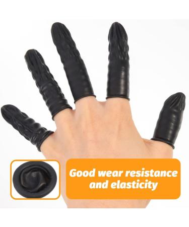 DOITOOL 100pcs Anti-Static Finger Cots - Silicone Finger Protectors for Hot Glue & Daily Use - Small Finger Covers & Rubber Crimping Accessories - Buy Online on GoSupps.com