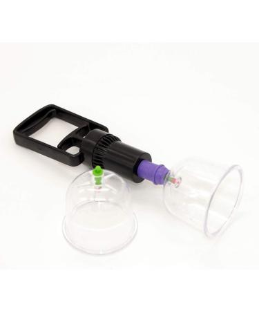 222 Party Cupping Set - 220 Hijama Glasses with Suction Pump & 100 Derby Blades | Beginner & Professional Hacamat | Chinese Physiotherapy Essentials - Buy Online on GoSupps.com