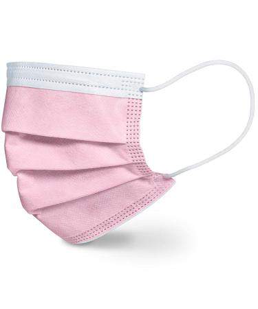 Beurer mm 15 OP mask Type IIR made in EU 3-layer medical face mask protects your environment against droplets and microorganisms heat absorbing pink 20 mm 15 type iir pink-20 pieces single