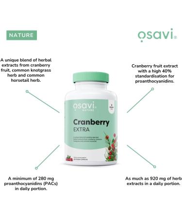Olivit Sp z oo Osavi Cranberry Extra 120 Vegan caps - Buy Online on GoSupps.com