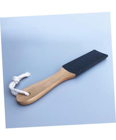 FRCOLOR Wood Foot File 1pc Pedicure Tools for Feet Foot Callus Scrubber Foot Scraper with Handle Pedicure File Long Handle - Buy Online on GoSupps.com