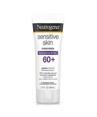 x Neutrogena sunscreen for sensitive skin facial lotion SPF 60 (protects sensitive skin)