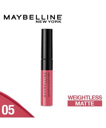 Buy Maybelline Liquid Matte Lipstick - 05 Keep It Mellow | Long-Lasting Vibrant Color | International Shipping Available - Buy Online on GoSupps.com