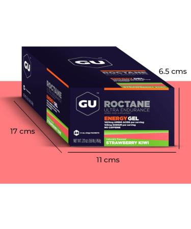 GU ENERGY Roctane Ultra Endurance Energy Gel Strawberry Kiwi 24-Count & Original Sports Nutrition Energy Gel Jet Blackberry 24-Count - Buy Online on GoSupps.com