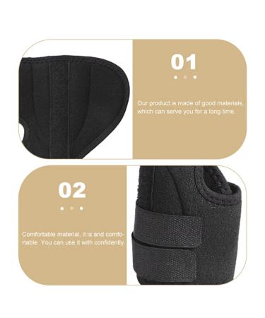 FOMIYES Bunion Splint - Effective Relief & Thumb Protector - Adjustable Valgus Orthotics - 1 Pair Black Clip Board Design - Buy Online on GoSupps.com