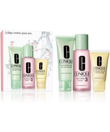 Clinique Face Wash + Moisturizer + Lotion Set for 3 Skin Types - Buy Online on GoSupps.com