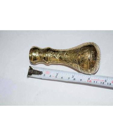 Solid Brass Handle only for Walking Stick Canes The Full kit Beautiful Gift - Buy Online on GoSupps.com