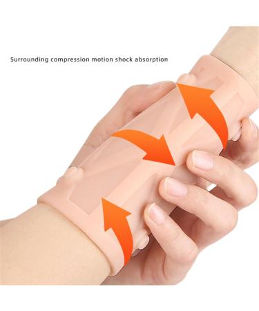 Magnetic Wrist Brace - Silicone Compression Sleeve for Pain Relief Support & Recovery | Ideal for Fitness Weightlifting Tendonitis & Carpal Tunnel - Buy Online on GoSupps.com