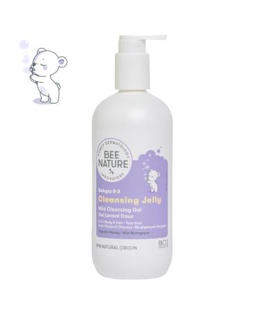 Bee Nature - Gentle Baby Wash Gel - 2 in 1 - Moisturizing and Tearless - Relieve Eczema - Safe Sterile Medical Honey -