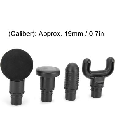4-Pc Massage Pistol Heads | Deep Muscle Relaxation & Fascia Massager Replacement | Fits 19mm Adapters - Buy Online on GoSupps.com