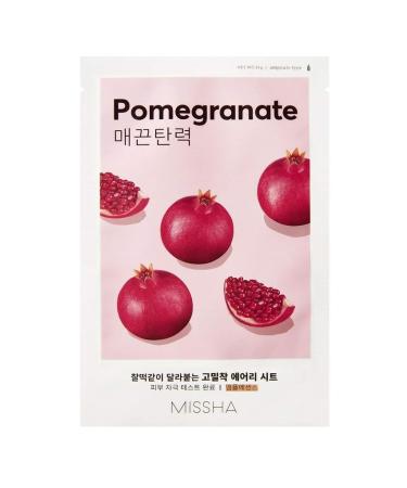 MISSHA Pure Source Cell Sheet Mask Pomegranate Facial Mask Korean Cosmetics 21g / 1pc 1 piece (1 pack)