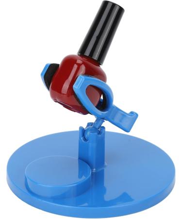 Nail Polish Bottle Holder Reclining Nail Polish Holder Smart Grip Tiltable Wide Base with Pinch Feet (Blue) - Buy Online on GoSupps.com
