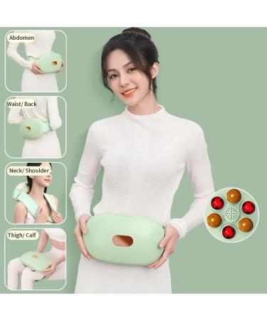Buy Electric Abdominal Massage Device | Automatic Bian Stone Massager with 3 Strength Levels & Intelligent Timing for Belly Back & Neck - Buy Online on GoSupps.com
