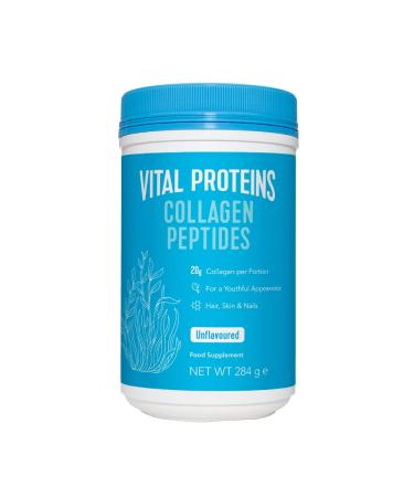 Collagen Supplements Vital Proteins Hydrolyzed Collagen Peptides Powder (Type I III) - Unflavored 284g Canister Unflavoured 14 Servings (Pack of 1)