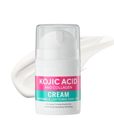 Kojic Acid Collagen Face Cream - Anti Wrinkle Face Cream - Moisturiser Face Women - Collagen Cream for Face - Face Moisturizer for Dry Skin - Anti Aging Cream for Women