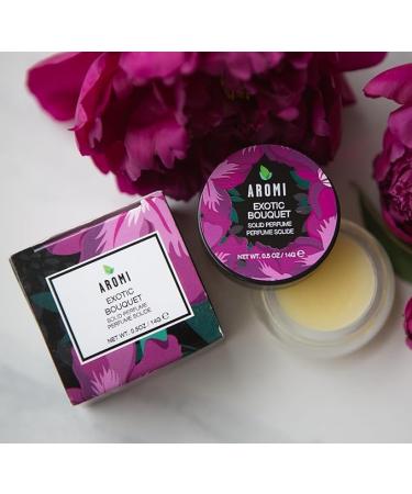 Aromi Solid Perfume | Floral Fragrance Red Currant Tuberose Woodsy Scent Vegan Cruelty-free Stocking Stuffer Travel Small Women s Gift Concentrated Alcohol-Free (Exotic Bouquet) - Buy Online on GoSupps.com