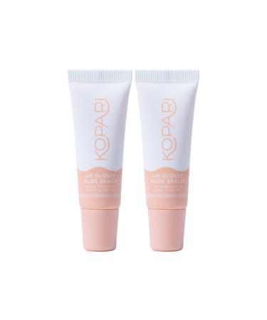 Kopari Nude Peach Lip Glossy 2pk