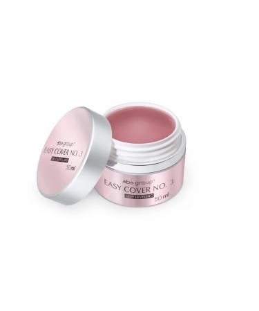 Easy Cover Self Leveling Gel Aba Group 50ml - Self -leveling constructs nail UV LED gel for nails nail design camouflage assembly gel for gelail sealing gel for gel nails (No. 3)