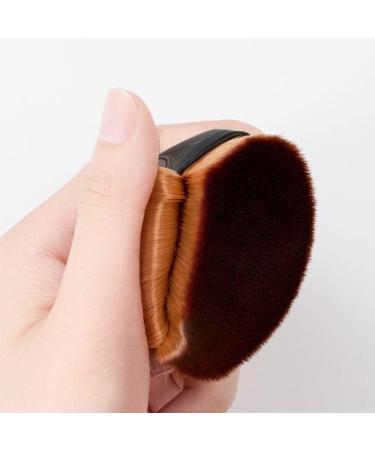 Foundation Makeup Brush Dolphin shape Kabuki Hexagon Face Blush Liquid Powder Foundation Brush - Buy Online on GoSupps.com