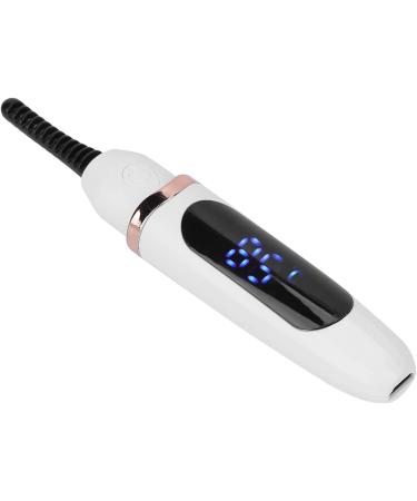 Qukaim Electric Heated Eyelash Curler Electric Eyelash Curler USB Rechargeable Heated Handheld Curler with Intelligent Temperature Control White - Buy Online on GoSupps.com