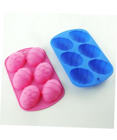 OUNONA 2pcs Jelly Filled Candy Easter Party Cake Easter Dessert Mould Easter Candle Jelly Soap Easter Party Favors Shot Mold Silicone Molds Silicone Fondant Mold Biscuit Egg 2pcs Blue - Buy Online on GoSupps.com