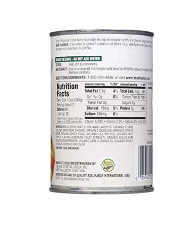 Health Valley Organic Chicken Noodle Soup (No Salt) - 15 oz (Pack of 6) - Buy Online on GoSupps.com