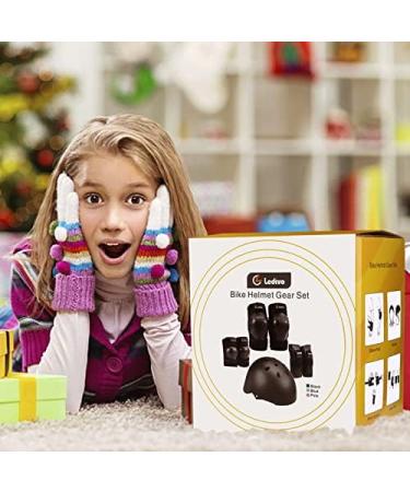 Ledivo Kids Adjustable Helmet & Protective Gear Set - Blue-2, Medium (8-14 yrs) | For Bike, Skateboard, Scooter, Rollerblading | Ages 3-14 | Boys & Girls - Buy Online on GoSupps.com