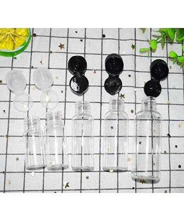 12PCS 30ml/1oz/ Empty Clear Plastic Sample Bottle Travel Container Jar Pot Vial with Flip Lid Perfect for Makeup Emollient Water Shower Gel Emulsion Liquid Comestic Containers (30ml/1oz) - Buy Online on GoSupps.com