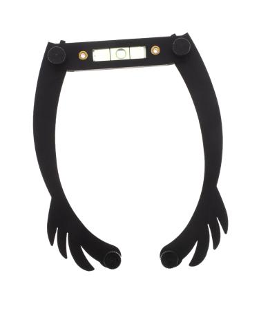 Healeved 3pcs Eyebrow Mapping Kit Brow Ruler Stencils Eyebrow Shaping Kit Aluminum Alloy Foldable Level Ruler