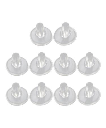 Holibanna Gel Metatarsal Pads for Thong Sandals Flip-Flops 5 Pairs Silicone Gel Sandal Thong Protectors Toe Guards Cushion Non-Slip Forefoot Pads Inserts Foot Protector