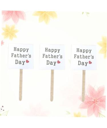 PRETYZOOM 25pcs Cupcakes Decor Cake Topper for Fathers Day Cake Picks Party Cake Picks Father's Day Cupcake Toppers Party Cake Topper Father's Day Cake Picks Top Hat Paper Cup - Buy Online on GoSupps.com