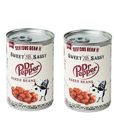 Serious Bean Co. Dr. Pepper Baked Beans 15 oz (Pack of 2) 15.0 Ounce (Pack of 2)