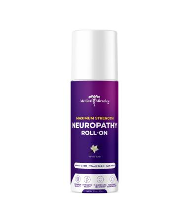 Medical Miracles New Vanilla - Neuropathy Relief Roll On. Ideal for Hips Joints Neck Back Elbows Fingers Hands and Knees Made in USA - Buy Online on GoSupps.com