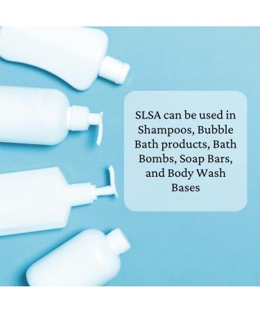 SLSa Powder 100% Pure Sodium Lauryl Sulfoacetate | Made in USA | Ideal for Bath Bombs & Bubble Bath | 16 oz by Pure or Nothing - Buy Online on GoSupps.com