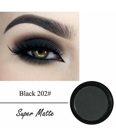Phoera AQUAPURITY Waterproof Matte Eyeshadow Palette - 12 Pigment Colors (202 BLACK) - Buy Online on GoSupps.com