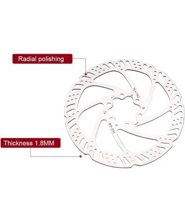 2 Pcs Tektro Disc Brake Rotors with Bolts - 160mm, 180mm, 203mm Options - Buy Online on GoSupps.com