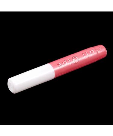 Obahdirry Women Beauty Mini Professional Nail False Art Decorate Tips Acrylic Glue White+Pink - Buy Online on GoSupps.com
