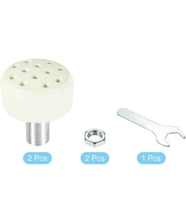 PAITKIL Roller Skate Toe Stops - 82A Rubber Brake Stoppers with Bolts | Green Roller Skate Accessories Replacement - Buy Online on GoSupps.com