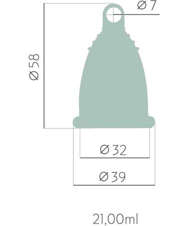 Selenacare Menstrual Cup Size S - Washable Medical Silicone Period Cup with Cotton Storage Bag | Eco-Friendly & Comfortable - Buy Online on GoSupps.com