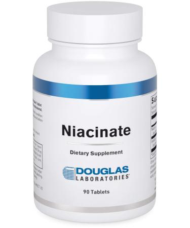Douglas Laboratories Niacinate | 505 mg No-Flush High Potency Niacin to Support Cardiovascular Health | 90 Tablets