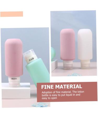 FRCOLOR Shampoo Silica gel travel s for toiletries travel size travel shampoo s travel shampoo containers squeezable silicon tubes flexible pp Miss outdoor squeeze Travel - Buy Online on GoSupps.com