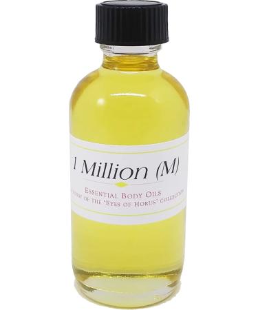One Million - Type PR For Men Scented Body Oil Fragrance Regular Cap - Gold - 2 oz. - ID#32232 2 Fl Oz (Pack of 1)