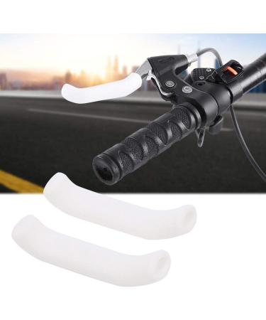 2Pcs Silicone Mountain Bike Brake Lever Protection Cover - White - Buy Online on GoSupps.com