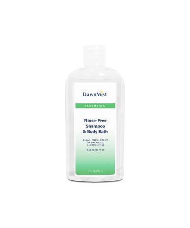 Dukal DawnMist Rinse Free Shampoo and Body Bath 8 oz (Box of 12)