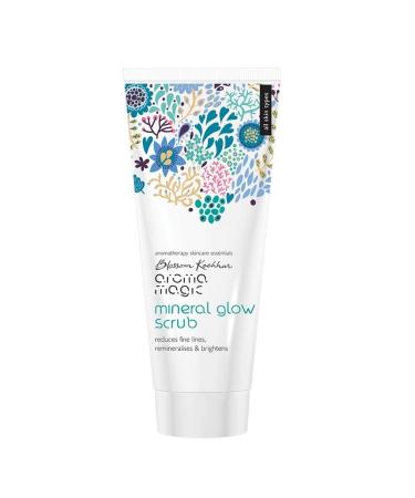 Aro ma Magic Mineral Glow Scrub | Exfoliates reduces fine lines brightens & boosts hydration| With beeswax vegetable glycerine lavender tea tree & rose essential oils| 100ml