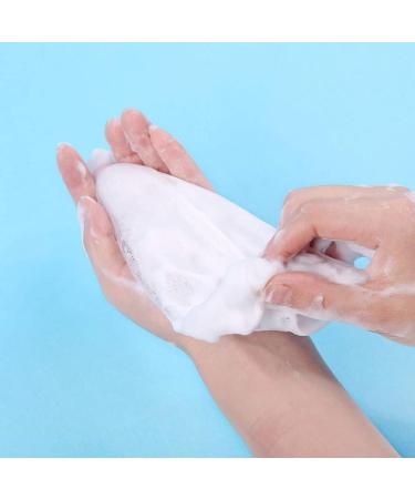 FRCOLOR 2pcs Bubble Net Face Cleansing Foaming Nets | Soap Mesh Bags & Drawstring Sisal Bag | Perfect for Travel & Skincare - Buy Online on GoSupps.com
