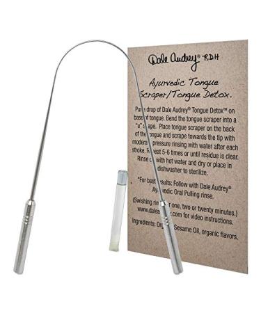 Dale Audrey | Ayurvedic Tongue Cleaner Stainless Steel | Freshens Breath - Buy Online on GoSupps.com